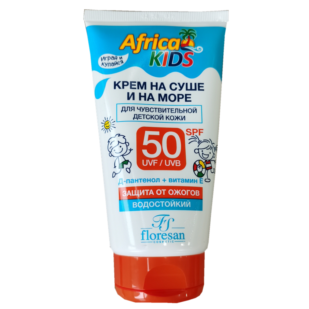 картинка Крем детский Africa Kids для защиты от солнца, 150 мл