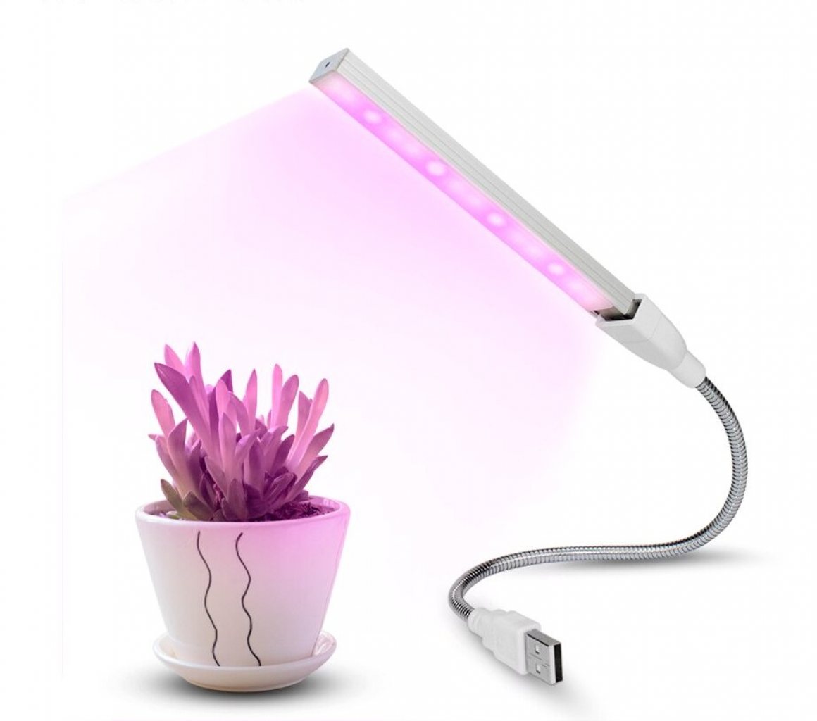 картинка Светильник мини светодиодный для растений от USB