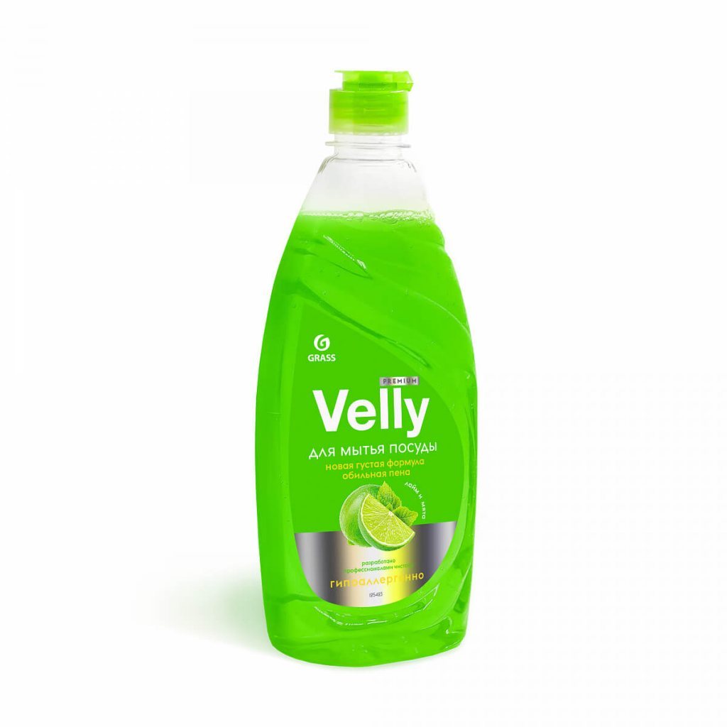 картинка Средство для мытья посуды «Velly» Premium Лайм и Мята, 500 мл
