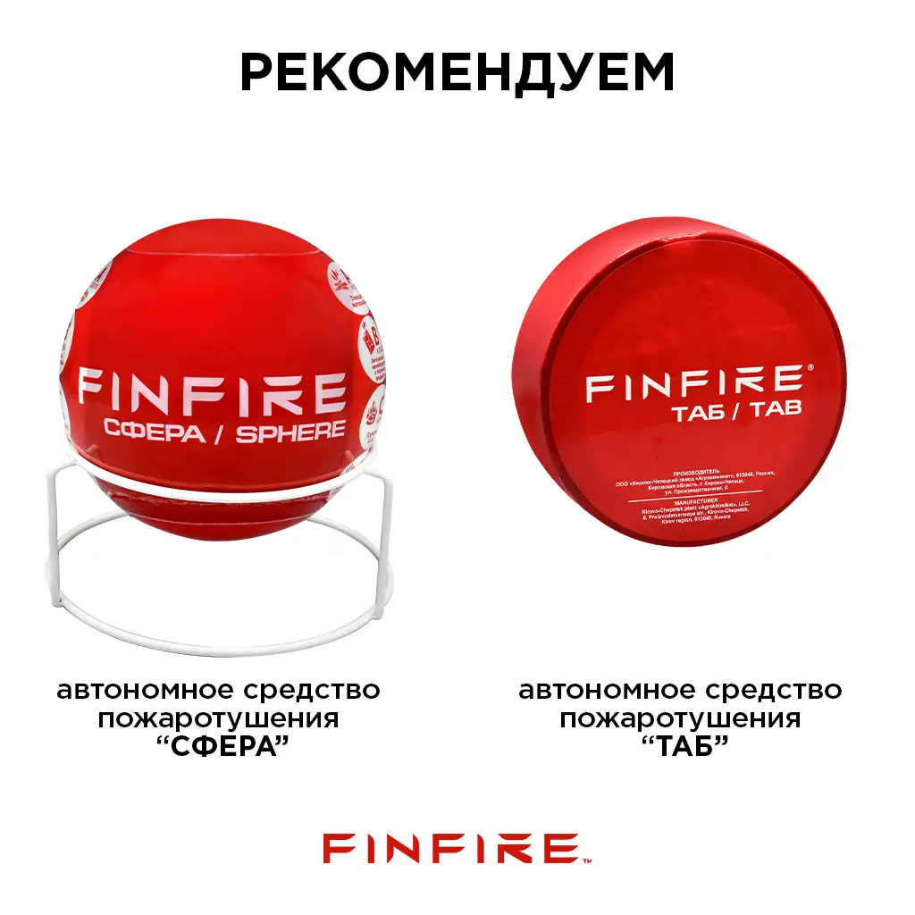Автономное устройство пожаротушения FINFIRE "КУПОЛ", 1 шт