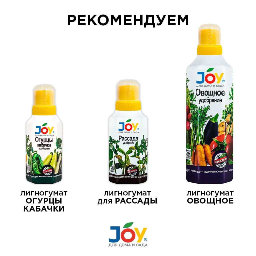 Удобрение JOY "Лук, Чеснок", 500 мл